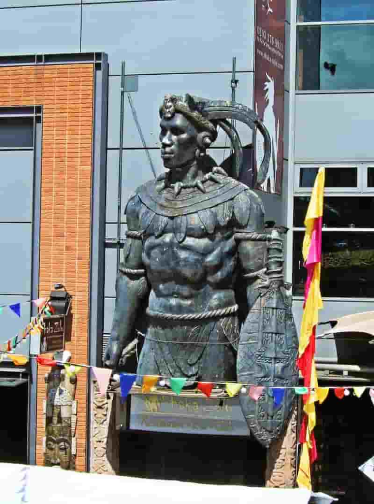 Shaka Zulu Statue In Camden Market - London