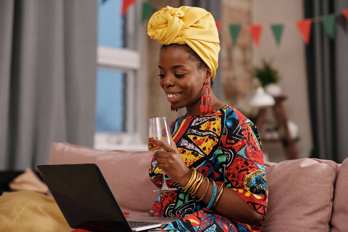spotcovery-photo-of-woman-looking-on-her-laptop-7-online-business-ideas-that-celebrate-and-promote-black-culture