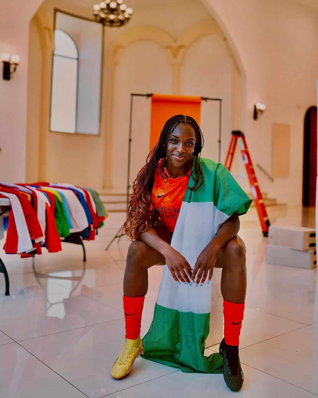 spotcovery-michelle-alozie-in-houston-dash-kit-michelle-alozie-nigerian-footballer-scientist-who-won-hearts-at-the-fifa-womens-world-cup