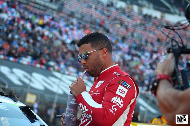 spotcovery-bubba-wallace-sipping-a-drink-four-black-nascar-drivers-driving-in-the-frontlines-to-bring-change